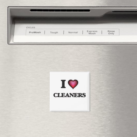 Ik hou van Cleaners Magneet (Insitu (Vaatwasser))