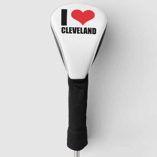Ik hou van Cleveland Golfheadcover (Voorkant)