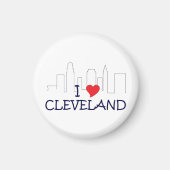Ik hou van Cleveland Magneet (Voorkant)
