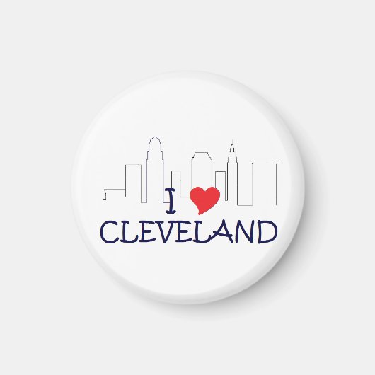 Ik hou van Cleveland Magneet (Voorkant)