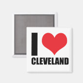 Ik hou van Cleveland Magneet (Voorkant / Achterkant)