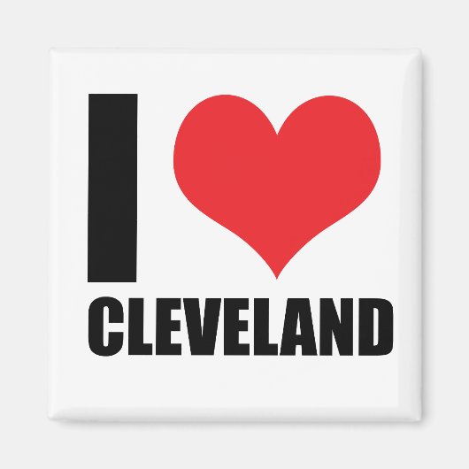 Ik hou van Cleveland Magneet (Voorkant)