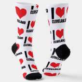 Ik hou van Cleveland Sokken (Gebogen)