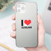 Ik hou van Cleveland Sticker (Telefoon)