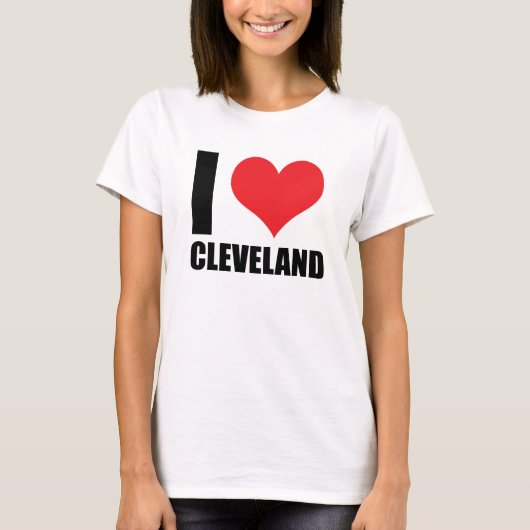 Ik hou van Cleveland T-shirt (Voorkant)