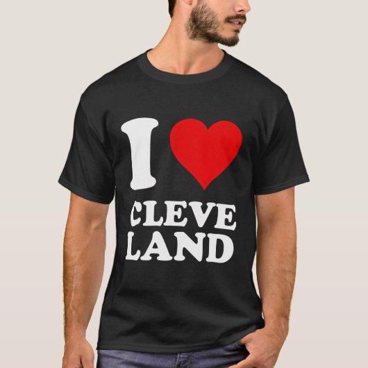 Ik hou van Cleveland T-shirt (Voorkant)
