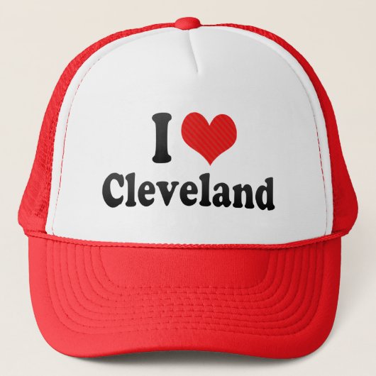 Ik hou van Cleveland Trucker Pet (Voorkant)