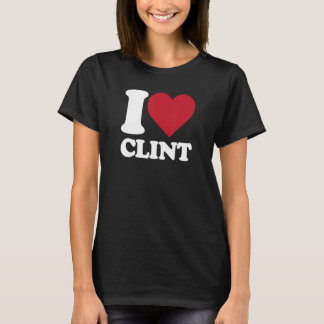 Ik hou van Clint - Ik hart Clint T-shirt