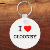 Ik hou van Clooney Sleutelhanger (Voorkant)