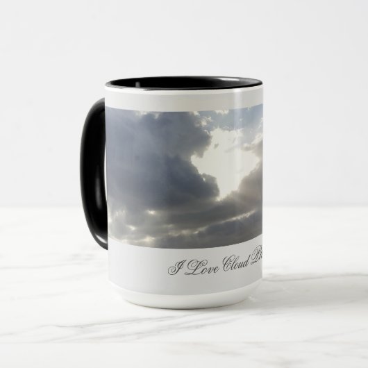 Ik hou van Cloud Photography Cup Mok (Voorkant links)