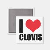 Ik hou van Clovis Magneet (Voorkant / Achterkant)