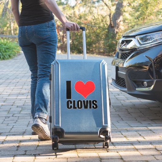 Ik hou van Clovis Sticker (Koffer Insitu)