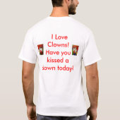 Ik hou van Clowns T-shirt (Achterkant)