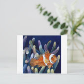 Ik hou van clownvis briefkaart (Staand voorkant)