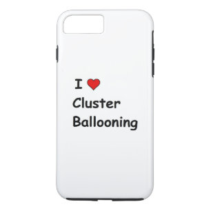 Ik hou van Cluster Ballooning iPhone 8/7 Plus Hoesje