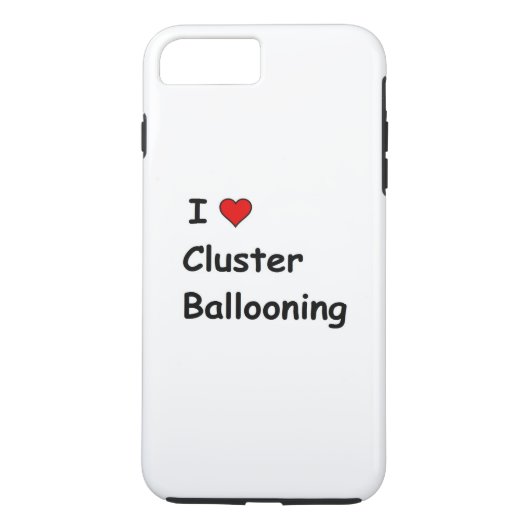 Ik hou van Cluster Ballooning Case-Mate iPhone Case (Achterkant)
