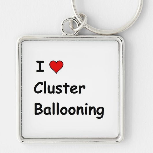 Ik hou van Cluster Ballooning Sleutelhanger (Voorkant)