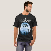 Ik hou van CO2 AntiClimate Change Diesel Driver De T-shirt (Voorkant volledig)