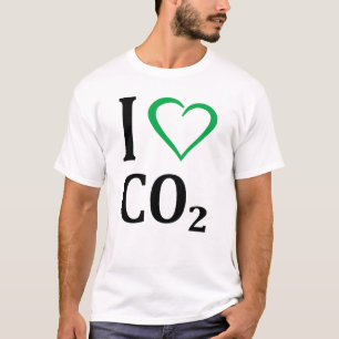Ik hou van CO2 kooldioxide T-shirt