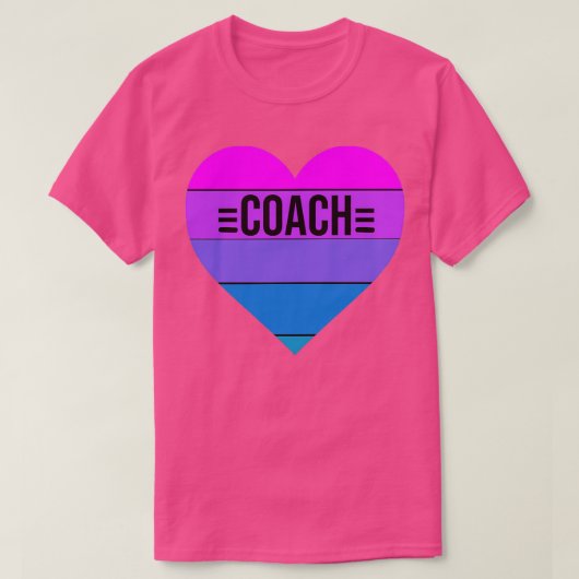 Ik hou van Coach T-shirt (Design voorkant)