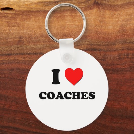 Ik hou van Coaches Sleutelhanger (Voorkant)
