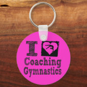 Ik hou van Coahing Gymnastics Sleutelhanger (Voorkant)