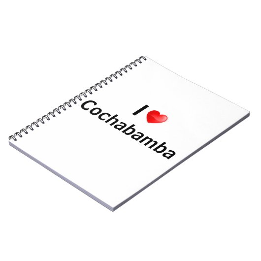 Ik hou van Cochabamba Notitieboek (Linkerzijde)