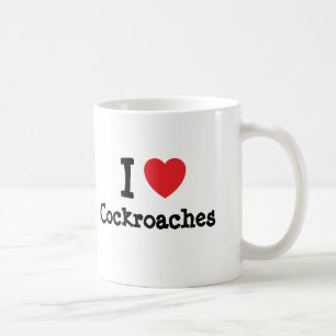 Ik hou van Cockroaches op maat Koffiemok