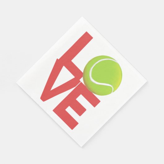 Ik hou van cocktailservetten servet (Hoek)