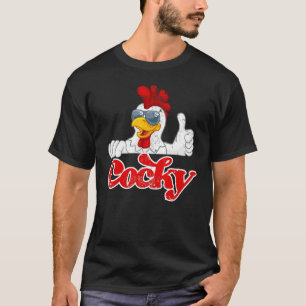 Ik hou van Cocky Retro Hilarious Adult Humor T-shirt