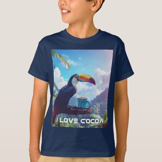 IK HOU VAN COCOA - TOEKAN T-SHIRT (Voorkant)
