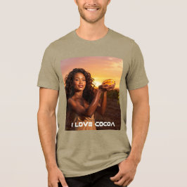 IK HOU VAN COCOA Tri-Blend SHIRT