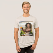 IK HOU VAN COCOA Tri-Blend SHIRT (Voorkant volledig)