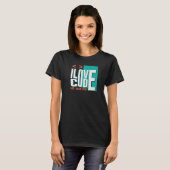 Ik hou van code programmeur webontwikkelaar t-shirt (Voorkant volledig)
