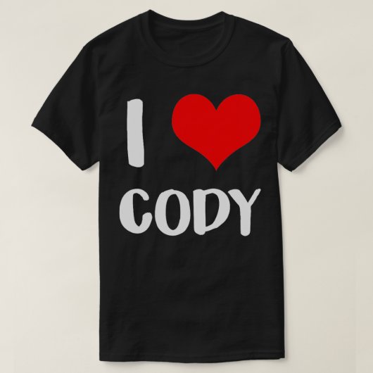 Ik hou van CODY valentijn, sorry dames-kerels, har T-shirt (Design voorkant)