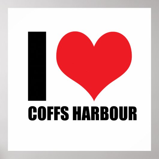 Ik hou van Coffs Harbour Poster (Voorkant)
