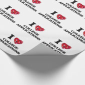 Ik hou van College Applications Cadeaupapier (Hoek)