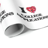 Ik hou van College Applications Cadeaupapier (Rol Hoek)