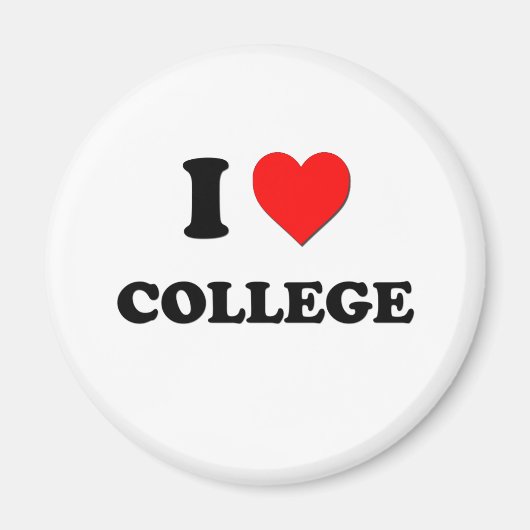 Ik hou van college magneet (Voorkant)