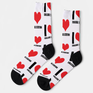 Ik hou van College Station Sokken
