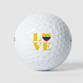 Ik hou van Colombia Golfballen (Voorkant)