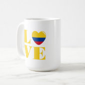 Ik hou van Colombia Koffiemok (Voorkant links)
