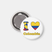 Ik hou van Colombia Magneet (Voorkant / Achterkant)