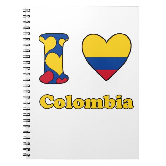 Ik hou van Colombia Notitieboek (Voorkant)