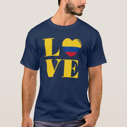 Ik hou van Colombia T-shirt (Voorkant)