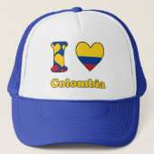 Ik hou van Colombia Trucker Pet (Voorkant)
