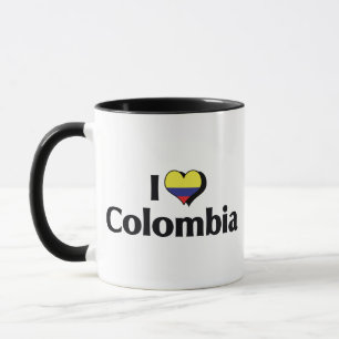 Ik hou van Colombia Vlag Mok
