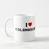 ik hou van colonoscopie koffiemok (Links)