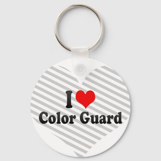 Ik hou van Color Guard Sleutelhanger (Voorkant)