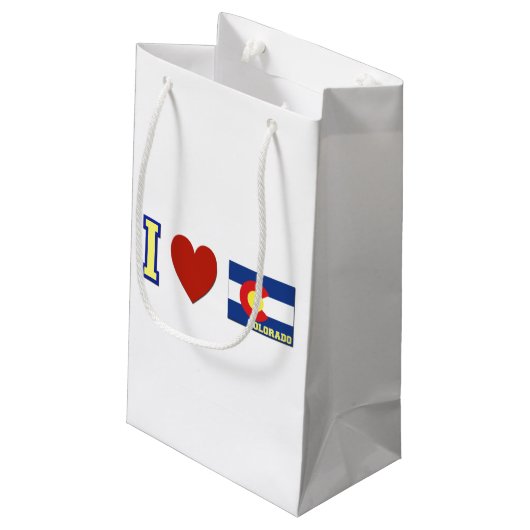 Ik hou van Colorado Klein Cadeauzakje (Achterkant Gekanteld)